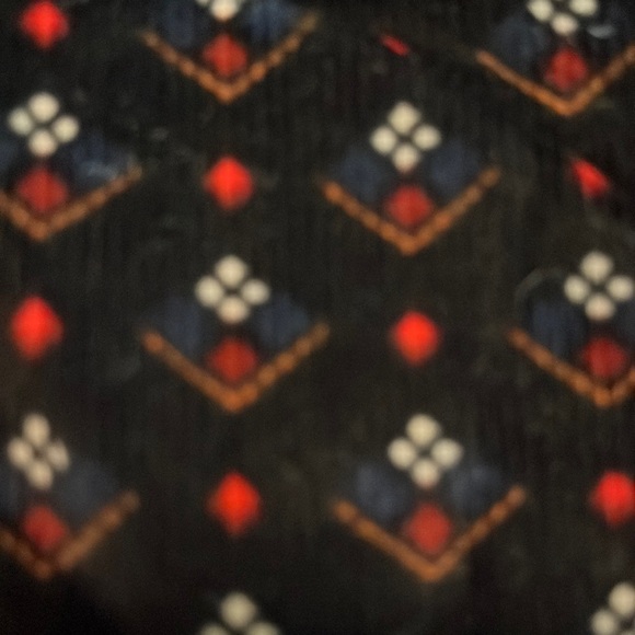 Y2K Vibe FREE PEOPLE sz 32 JOANI Cozy Graphic Corduroy Mini ButtonFront $68 NEW - Picture 8 of 14